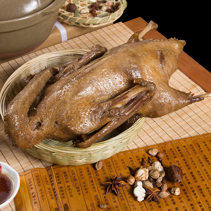 苏州常熟杨园沙家浜特产大林爊味老鹅卤鹅1300g