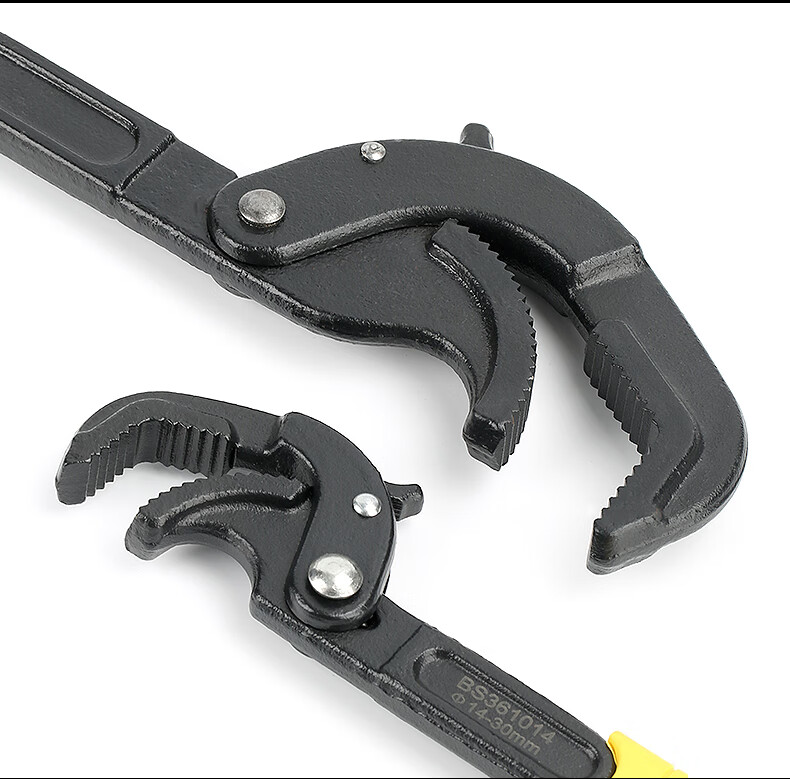 波斯活动扳手波斯工具2件套多功能自锁扳手扳手活动板手开口管子钳2