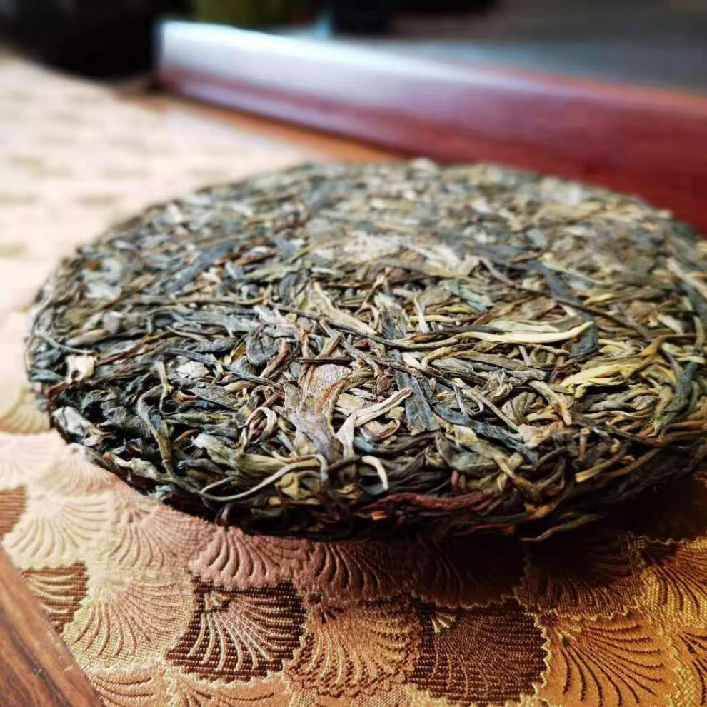 勐库冰岛春茶生茶坝糯藤条普洱古树茶普洱生茶饼357g 357g【图片 价格