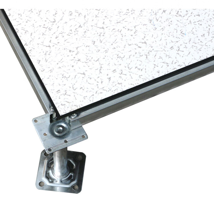 防静电地板支架 机房静电地板600pvc抗静电高空架活动地板电脑房弱电