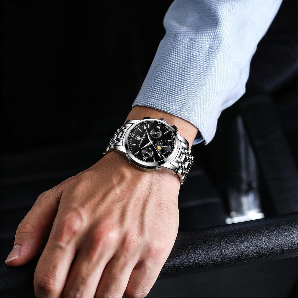 英国商务精英手表2021瑞士十大男士全自动防水学生霸气男表石英男士