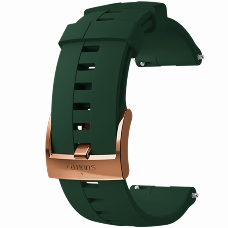 颂拓suunto松拓9斯巴达极速光电户外d5通用24mm原装硅胶表带 7全黑