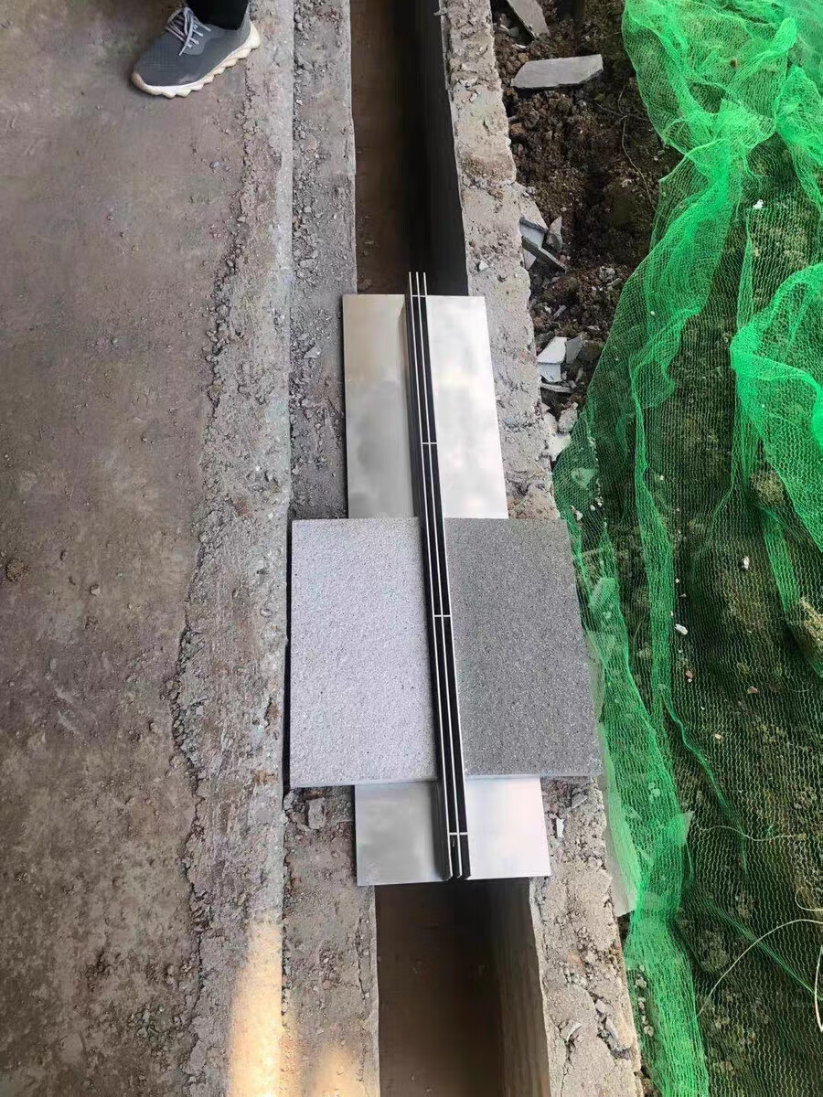 定制304不锈钢线性排水沟盖板直排弧形隐形下水槽201雨水篦子格栅白色