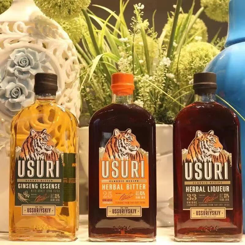 俄罗斯小虎酒俄罗斯进口小虎头牌男性养生伏特加小鹿茸人参枸杞虎酒水