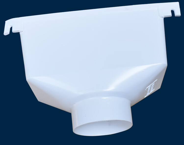 科勒京 pvc排水管配件雨水斗天台檐沟落水斗110160漏斗塑料方形 160