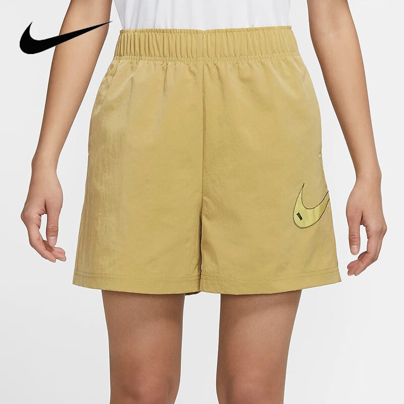 胜道运动 nike耐克短裤女裤夏季新款跑步梭织运动大勾五分裤 dm6753