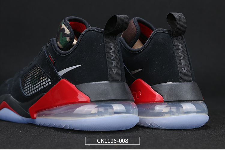 nike耐克男鞋jordanmars270黑红气垫缓震大童运动鞋aj潮流篮球鞋ck