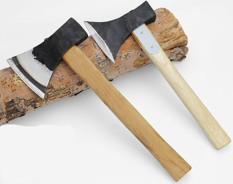 斧头家用劈柴弹簧钢手工锻打全钢户外树柴小斧子浩驰重型加固斧3斤