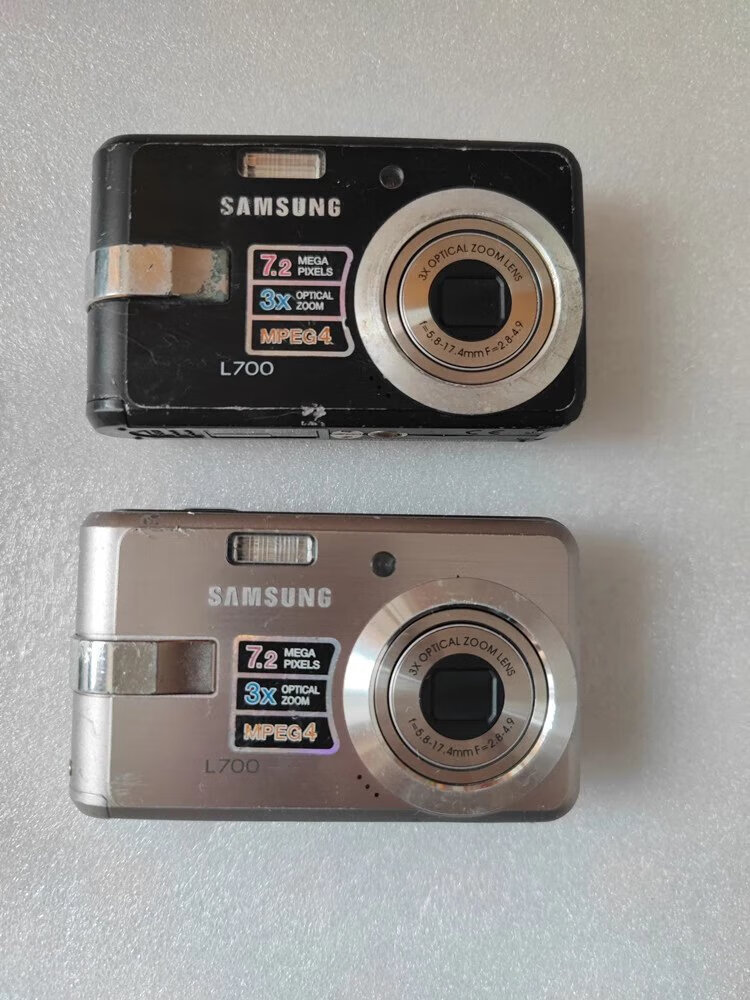 三星samsung/es75二手数码相机ccd胶片感老款照相机5x es80粉色1200万