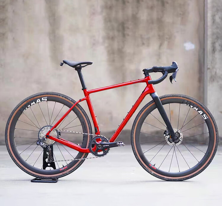 银贝斯公路车winspace银贝斯gravel砾石公路自行车碳纤维车架碎石长途