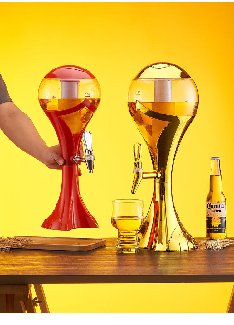 扎啤酒容器酒吧清吧商用 扎啤酒炮扎啤酒炮啤酒机商用饮料桶扎啤桶酒