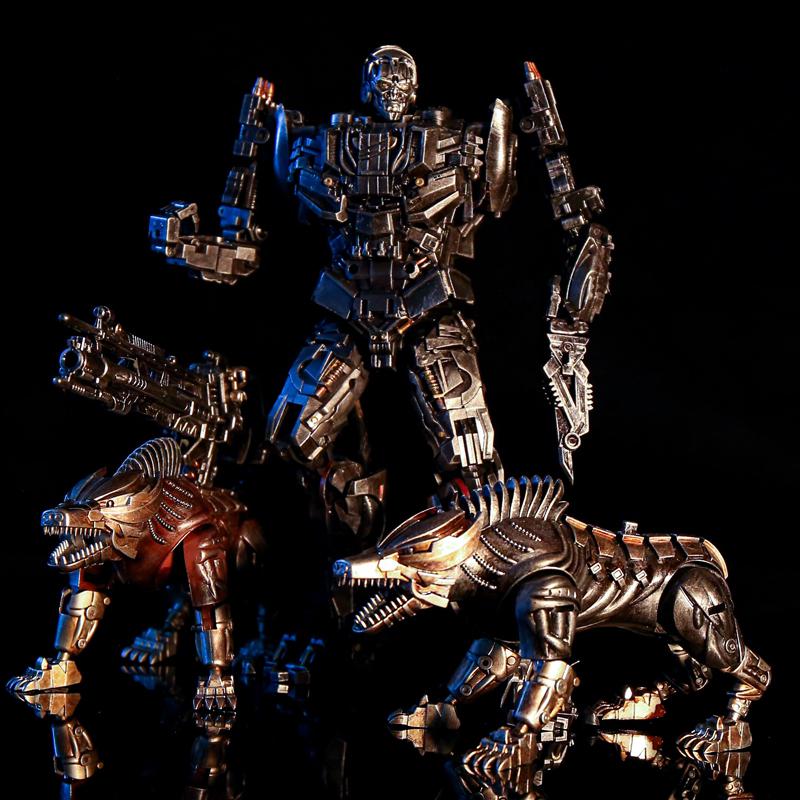 黑曼巴变形玩具金刚电影放大恐龙坦克威震擎天模型柱合金ls13红蜘蛛