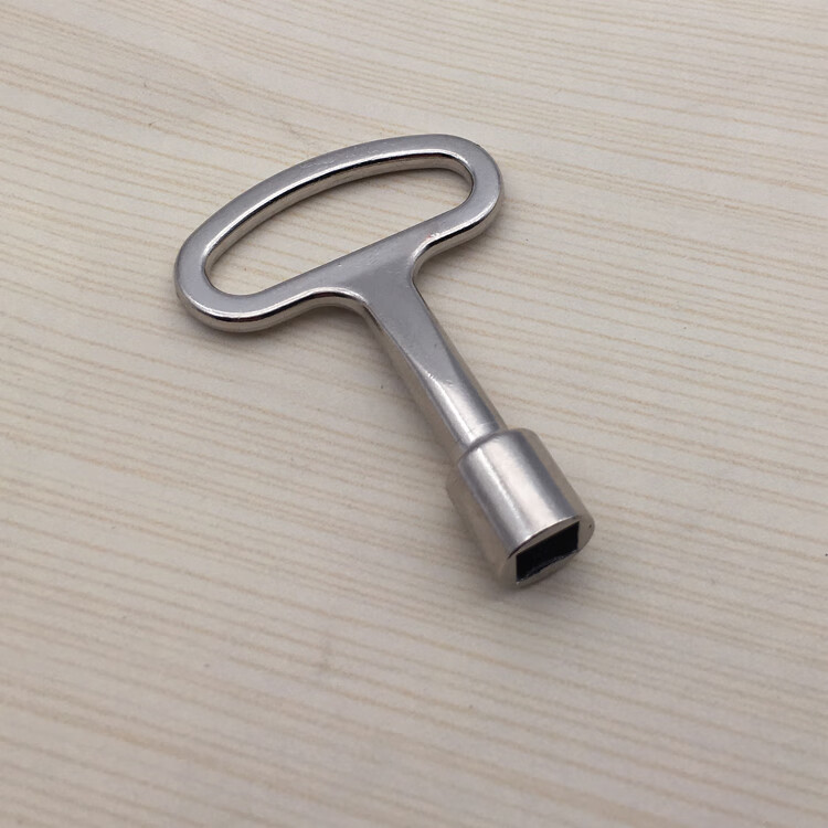 四方钥匙内四角方口钥匙方孔钥匙地铁火车动车高铁钥匙不锈钢四角边长