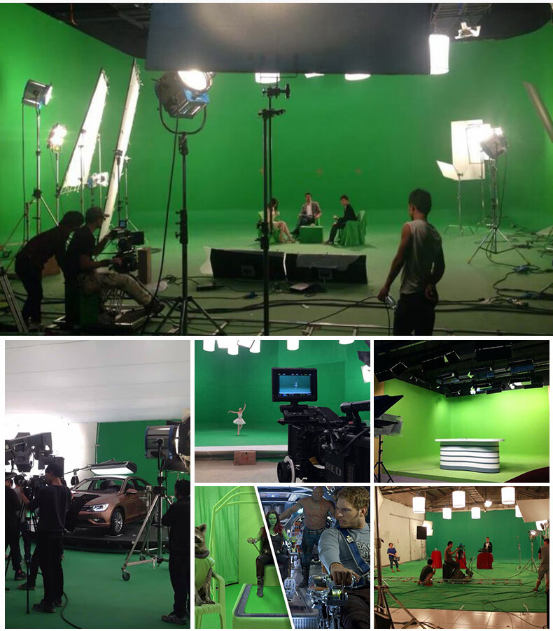 绿幕抠像布抠图背景布影楼影棚拍照摄影影视后期网红直播蓝绿幕布大