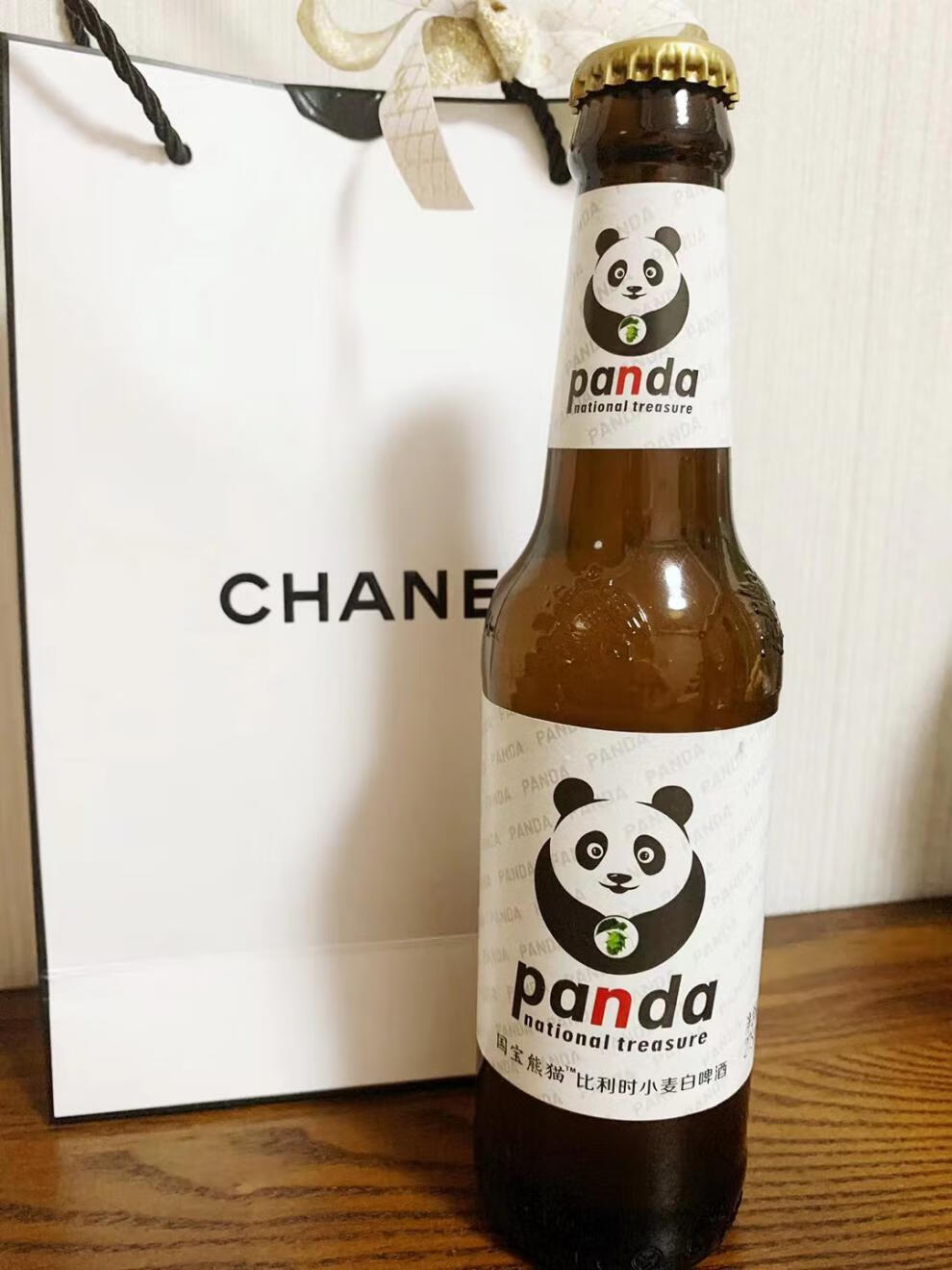 京选茗品国宝熊猫panda比利时风味精酿小麦白啤酒275ml6瓶24瓶装24瓶