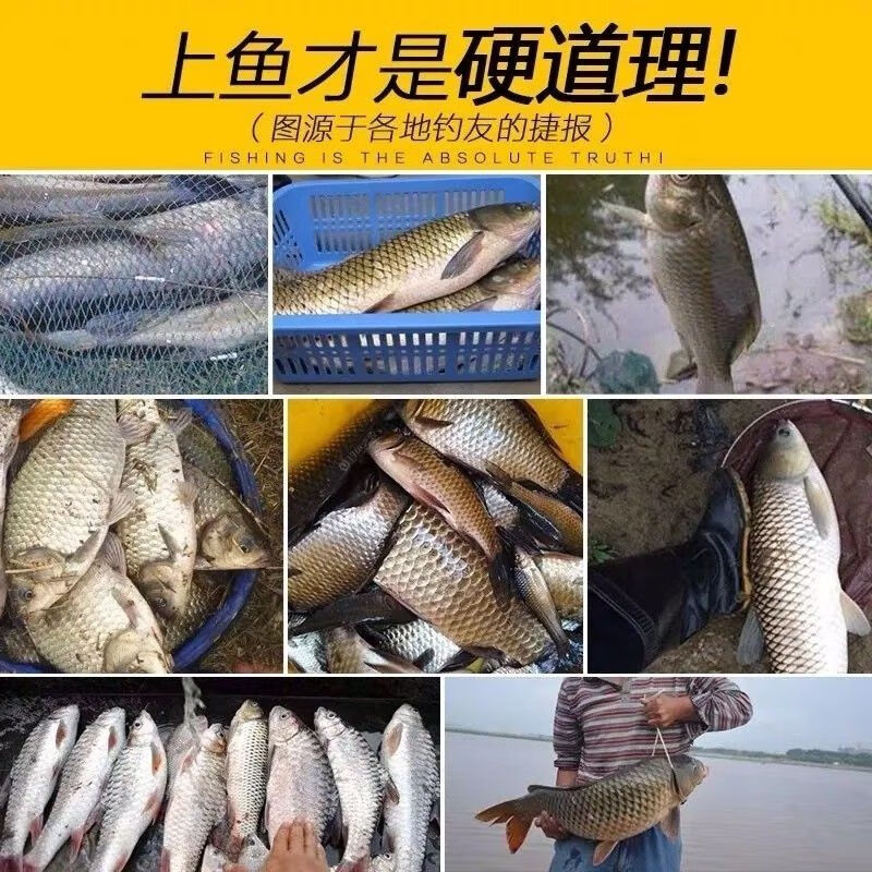 一包饵一筐鱼鱼饵料野钓鲫鱼鲤鱼草鱼免拌饵料通杀鱼饵料1袋一筐鱼250