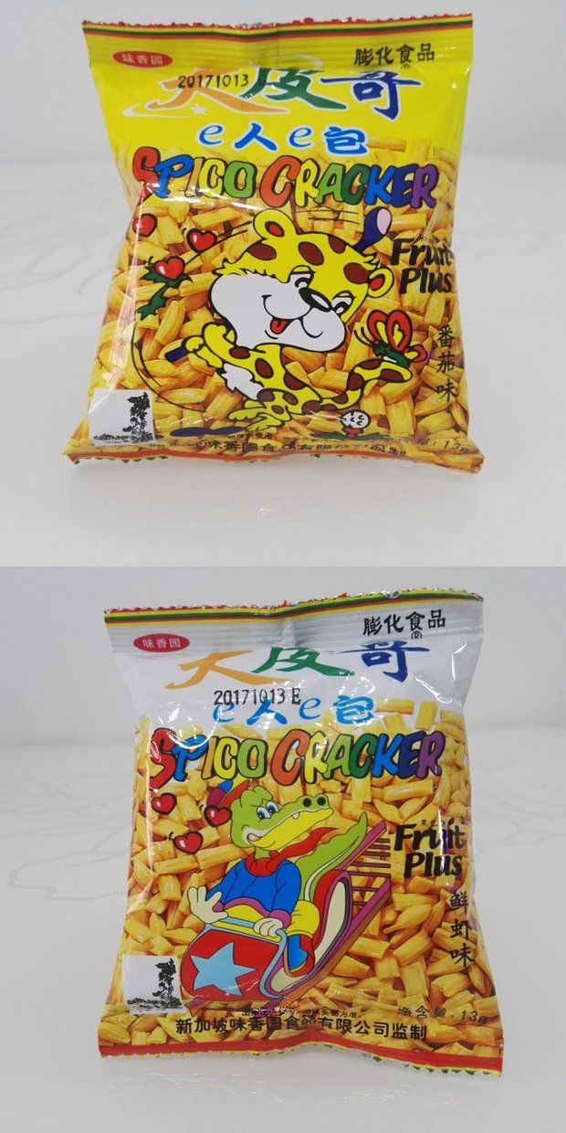 大皮哥 多规格 经典怀旧零食大皮哥 香脆酥牛肉鲜虾番茄鸡肉 麻辣味