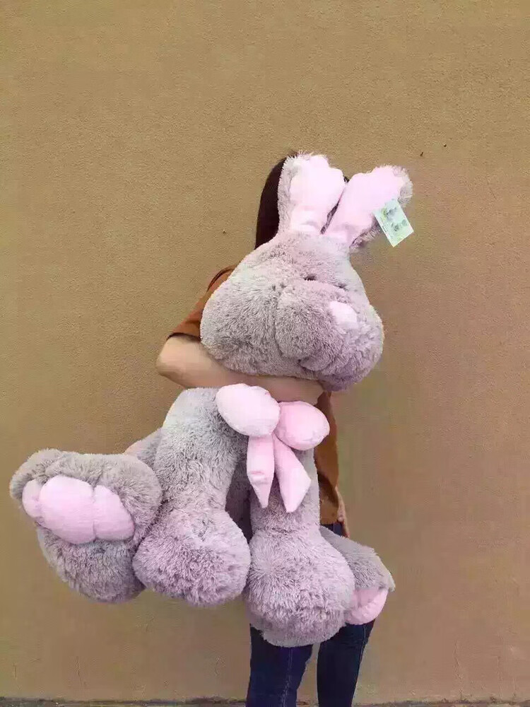 流氓兔大公仔美国大兔子公仔邦尼流氓兔大号长耳兔布娃娃情人节礼物
