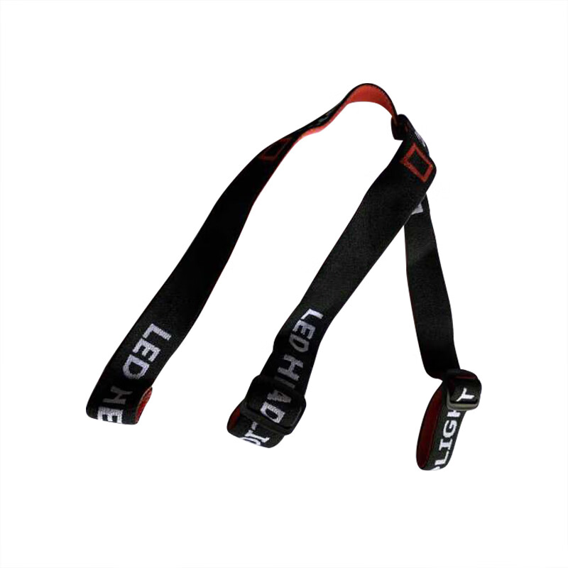 头灯带子松紧带多功能头戴式带子头灯松紧带可调节头戴绳加厚通用黑色