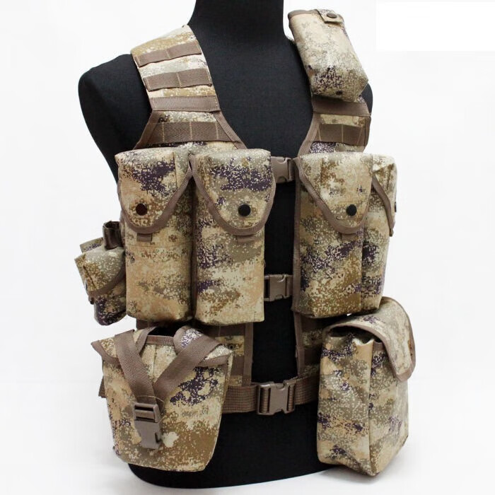 绽晴21式战术背心06战斗携行具作训装具马甲袋军迷用品cs装备 丛林