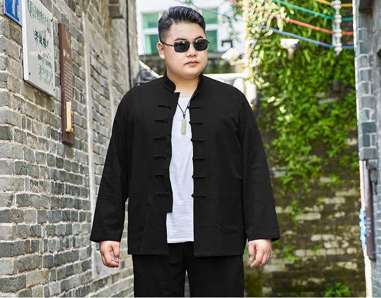 宽松肥佬胖子长袖衬衣春秋男士男式男生灰绿色2xl建议体重155170斤