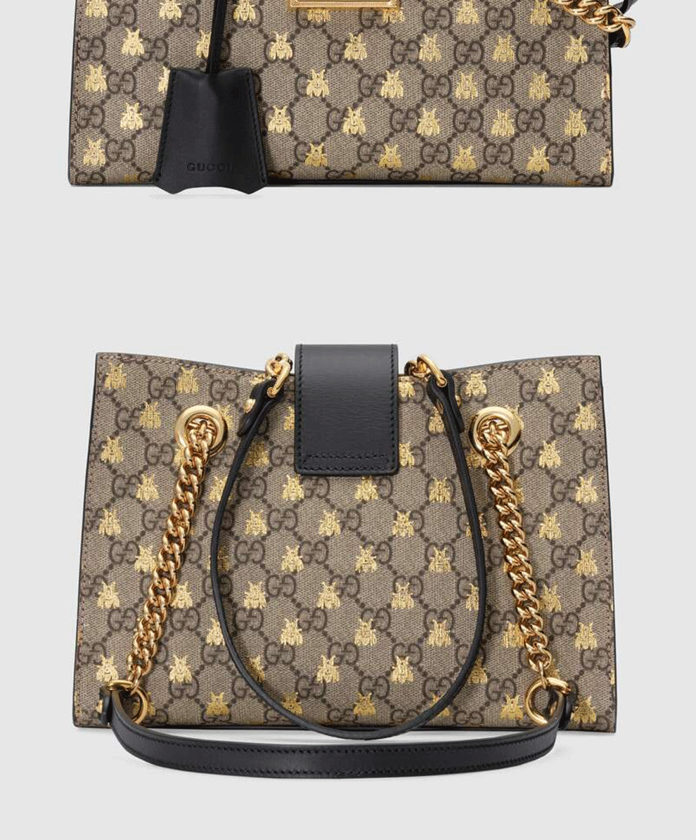 【正品鉴定】gucci 古驰女包padlock gg小号单肩链条斜跨包26cm kunkg