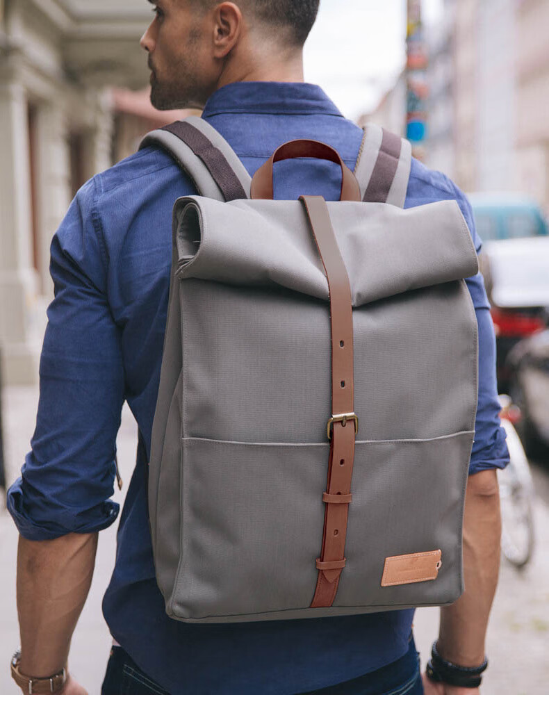 618推荐 「property of 柏林系列」荷兰牛皮通勤男士骑行双肩包 alex 