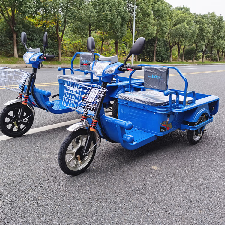 电动三轮车货车新款家用电瓶三轮车成人代步车载重小货运平板车 爬
