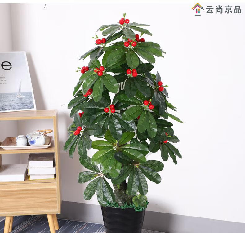 假树仿真花室内装饰假树仿真绿植假花客厅大型落地装饰仿真植物发财树