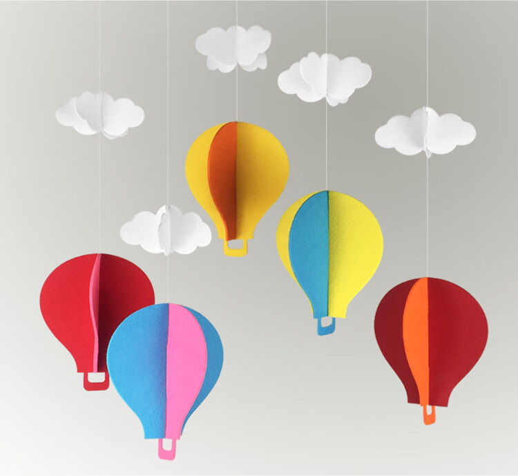幼儿园装饰吊饰挂饰墙面顶棚教室天花板走廊空中环创布置创意材料立体