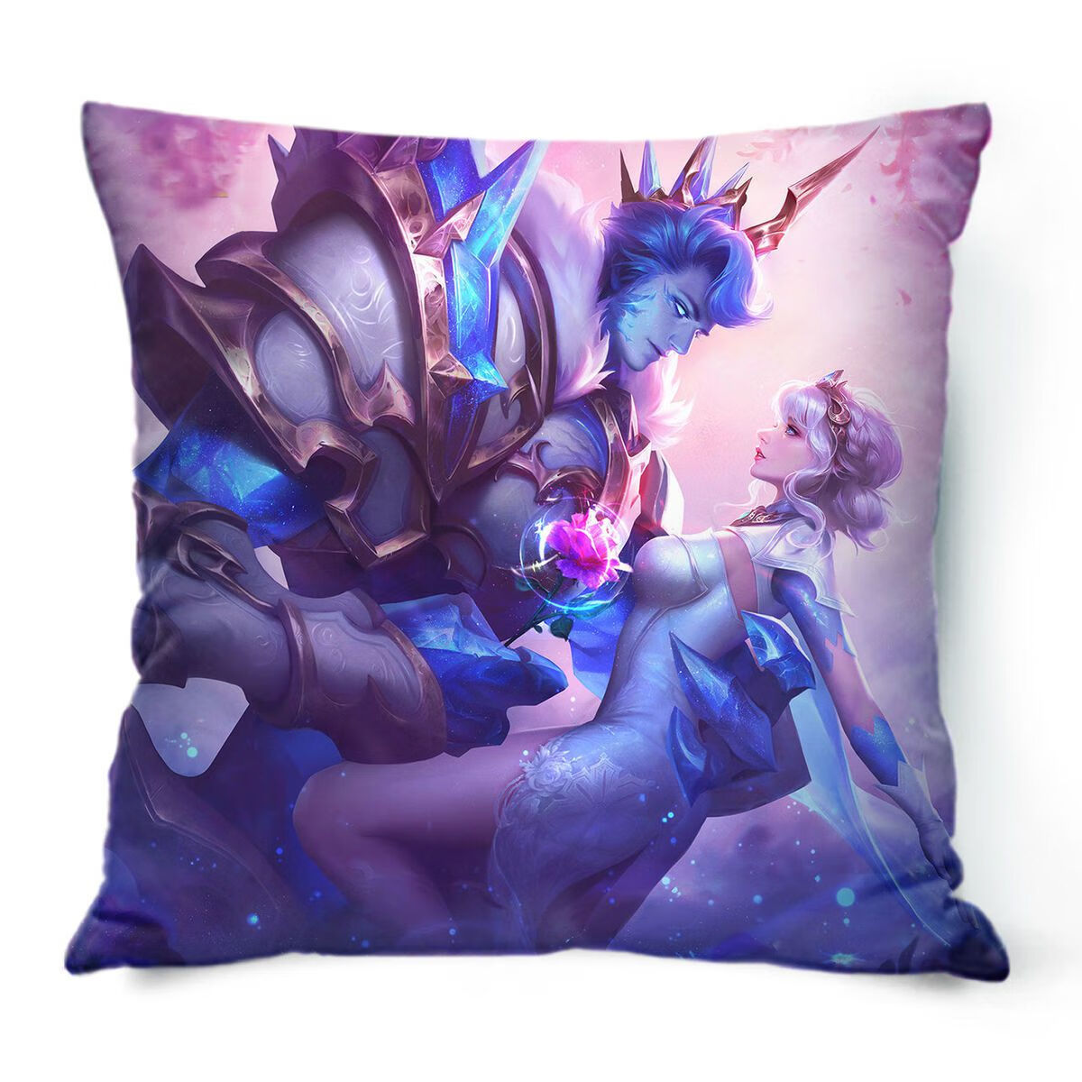 王者荣耀抱枕手游王者荣耀李白貂蝉周边抱枕床头靠枕卧室沙发枕头办公