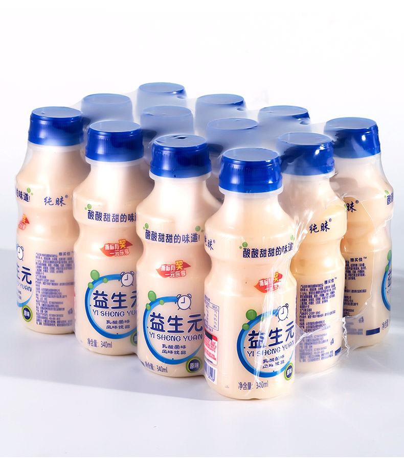 益生元乳酸菌饮品整箱340ml*12瓶早餐酸奶益生菌牛奶饮料 菌牛奶饮料