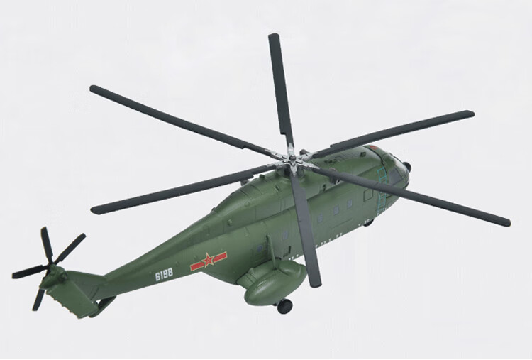 中国舰载直升机模型1144直8运输机z8飞机模型合金仿真成品军事摆件