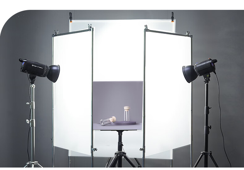 摄影柔光屏柔光纸硫酸纸牛油纸旗板柔光支架背景板移动旗板小型柔光屏