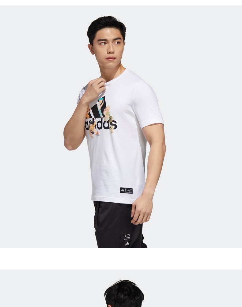 adidas阿迪达斯官网男装运动短袖t恤gl0399 白 a/xl(185/104a)品牌