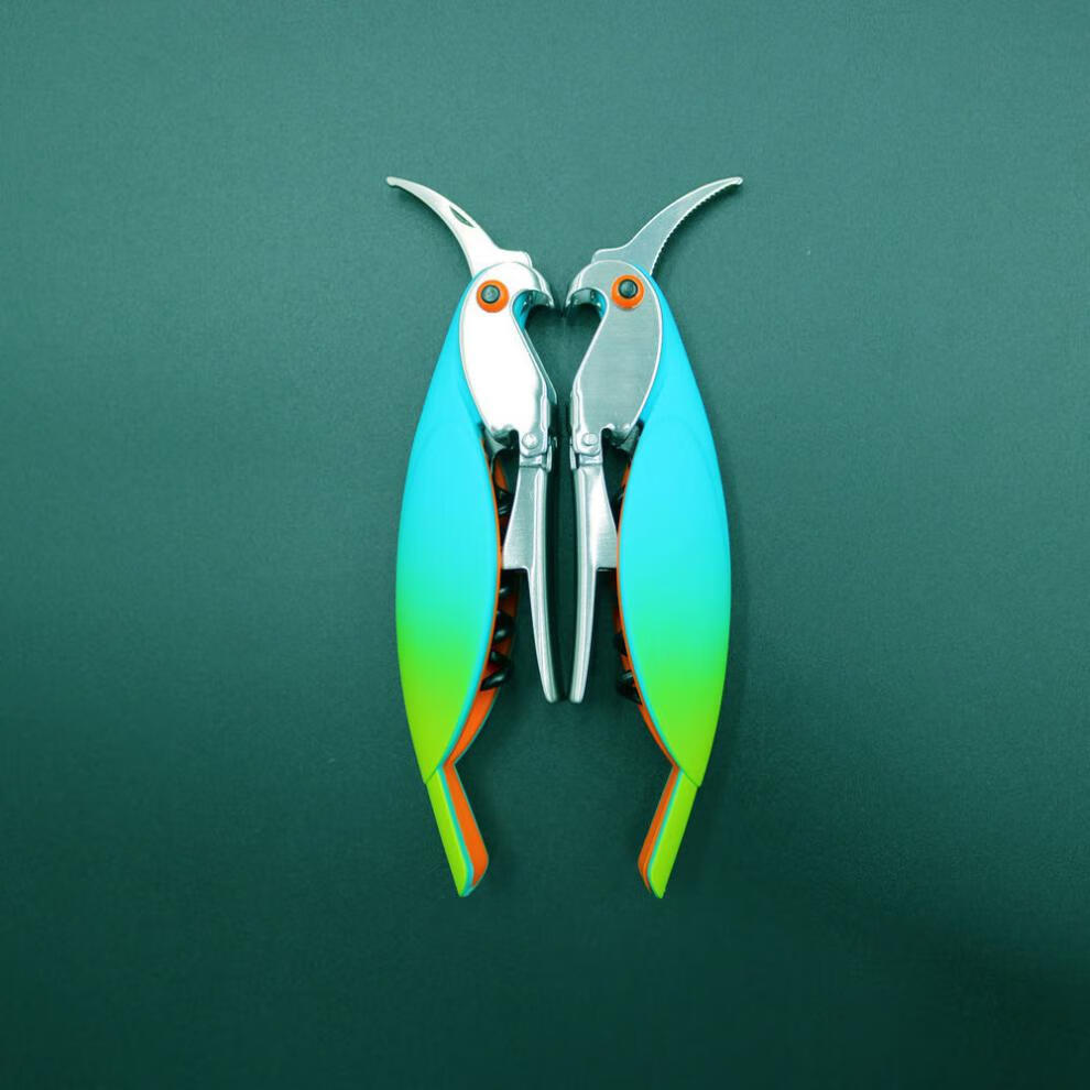 可爱鹦鹉开瓶器创意红酒开瓶器啤酒开瓶器多功能开瓶器彩色鹦鹉