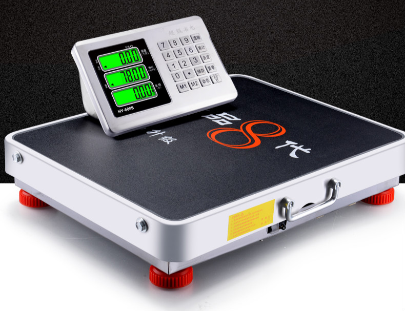 电子秤300公斤秤头分离无线商用台秤300kg分离式酒店后厨专用秤平板