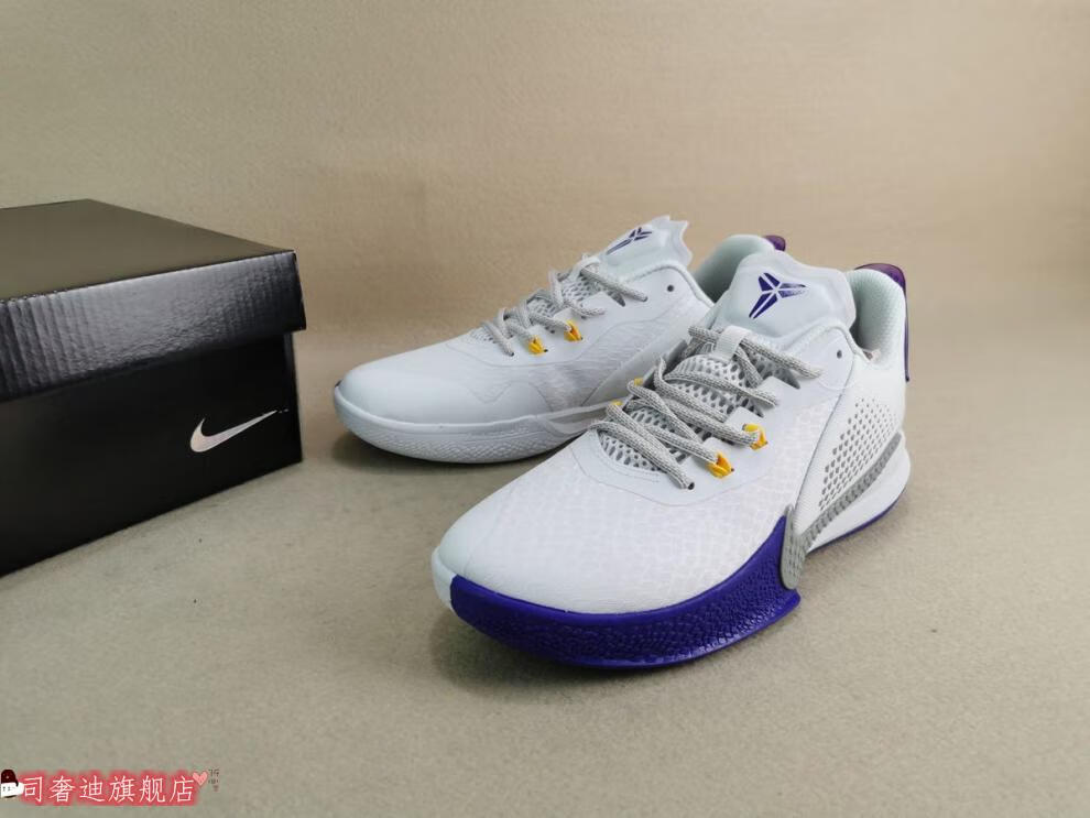 司奢迪联名mamba fury ep科比曼巴6代湖人曼巴实战透气篮球鞋ck2088