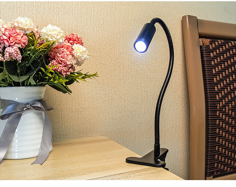 led夹灯宿舍寝室床上阅读床头看书夜读书灯夹子usb聚光小台灯 购买
