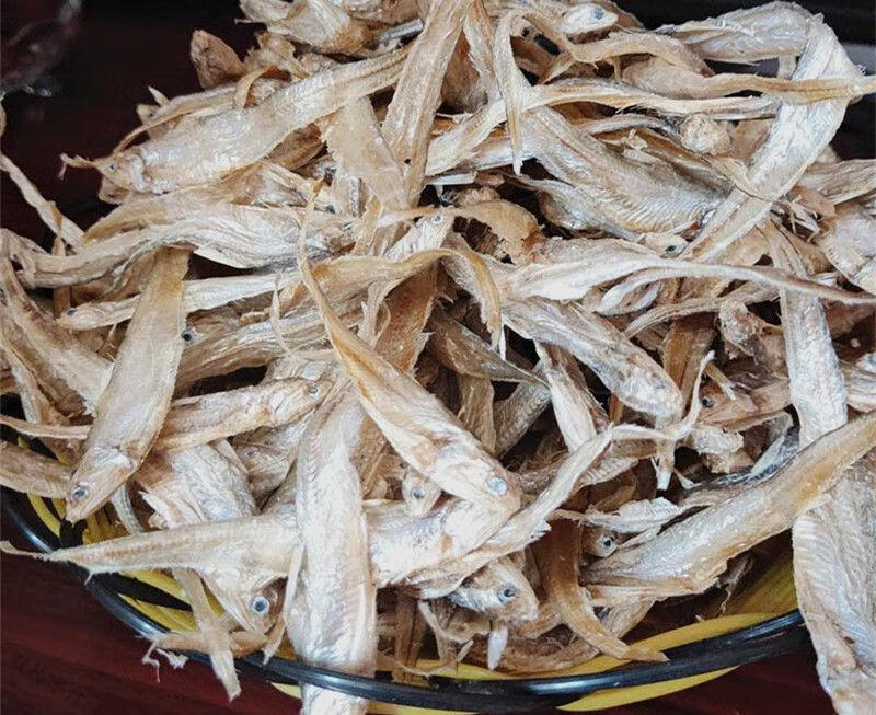 赣香婆 新鲜微山湖特产干货毛刀鱼 山东特产 新货干巴鱼凤尾小鱼干