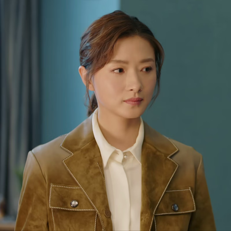 【jd优选】简言的夏冬同款万茜衣服韩版翻领鹿皮绒西装短外套白色衬衫