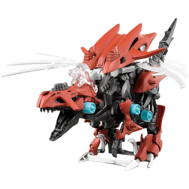 拼接模型兽zw恐龙拼装takara tomy多美zoids电动玩具 zw45 烈焰长牙狮