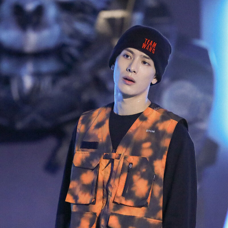 这就是街舞王嘉尔同款户外毛线帽子teamwang刺绣男女嘻哈针织潮牌冷帽