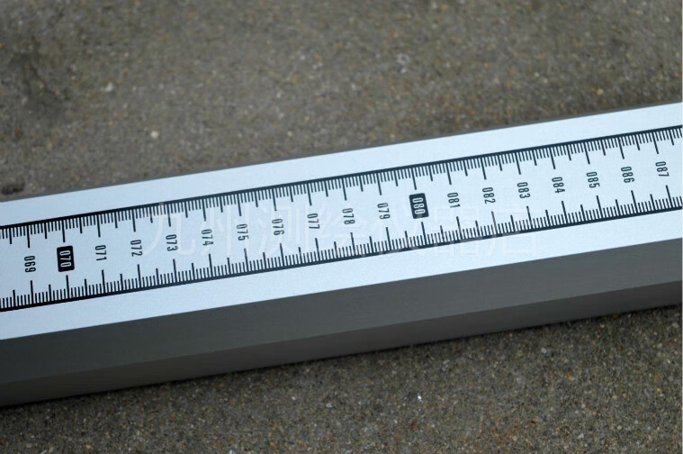 塔尺 水准铝合金塔尺加厚水平气泡塔尺3米5米7米塔尺测量标尺塔尺扣 5