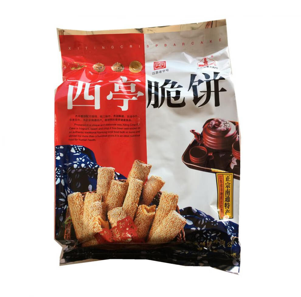 正宗南通特产西亭脆饼 经典原味 烘烤类糕点零食 360克袋装