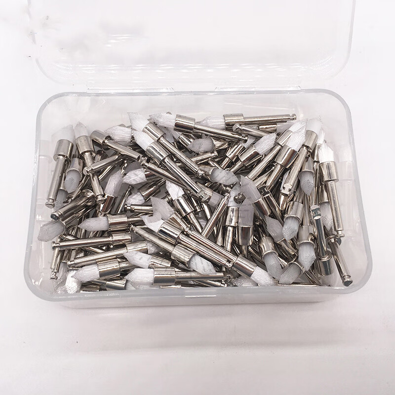 牙科口腔材料抛光刷洁牙抛光杯清洁牙齿抛光杯弯机抛光小毛刷抛光刷