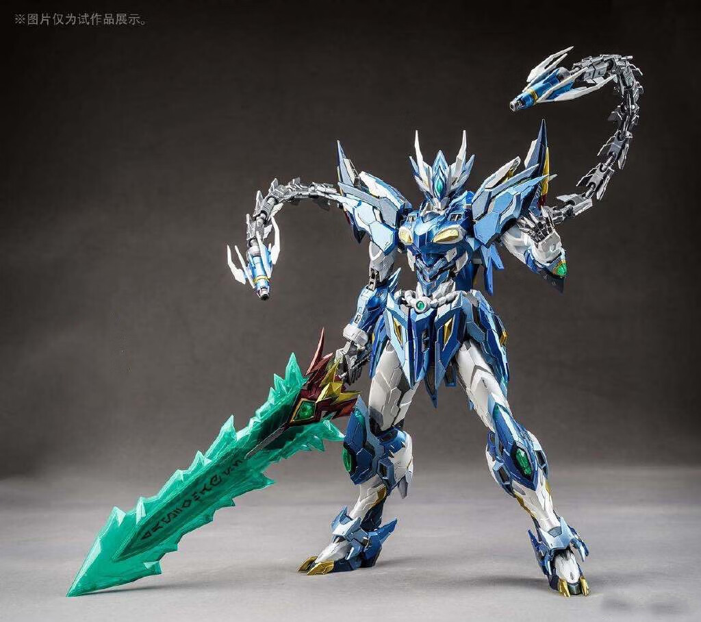 摩动核敖丙星魂将敖丙青龙神龙mnq03带特典合金成品模型手办mnq01白起
