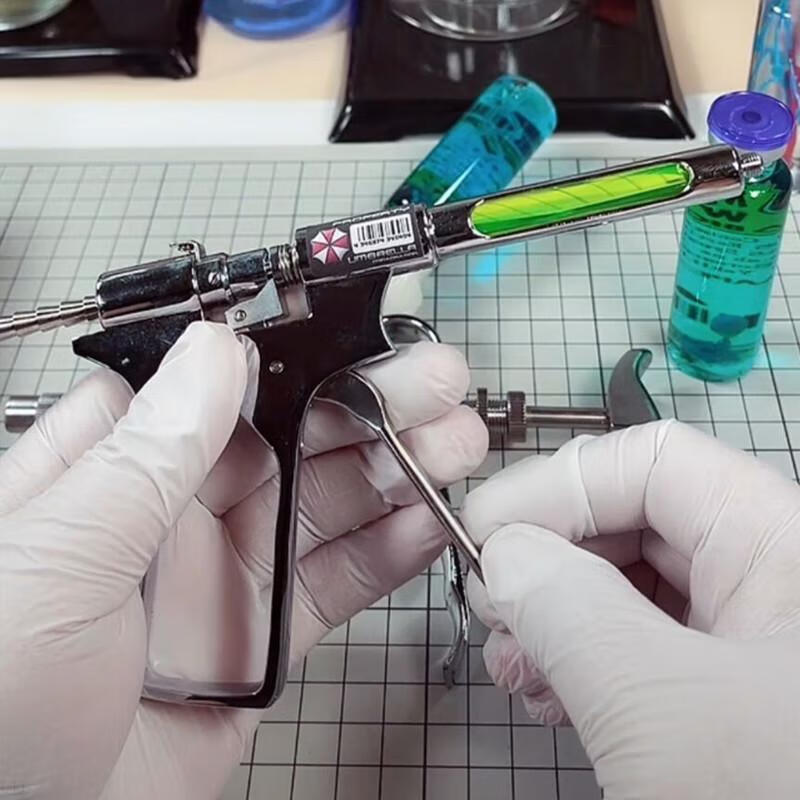 生化危机的注射器 生化危机注射器玩具病毒样本瓶模型玩具儿童套装