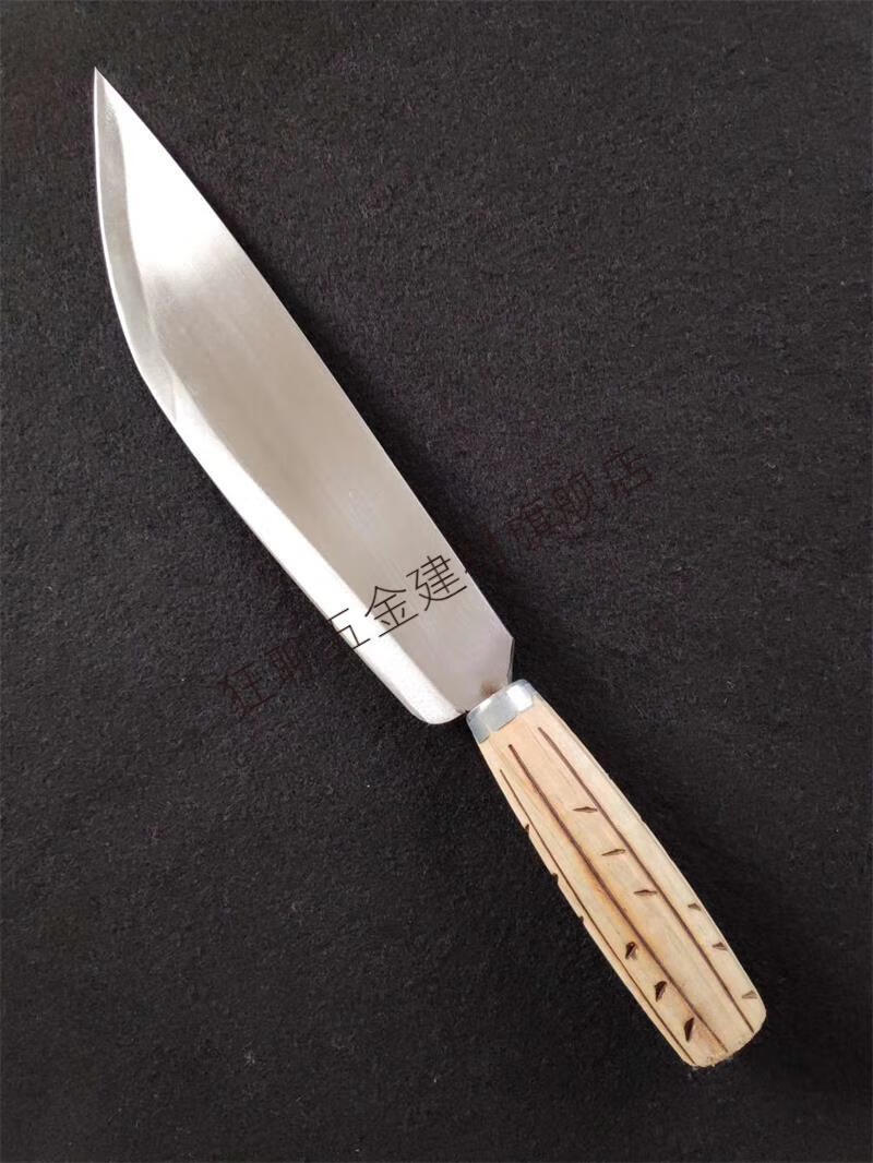 当天发货杀猪放血刀屠夫老式刮毛屠宰场尖刀剃骨分割卖猪肉宰羊狗工具