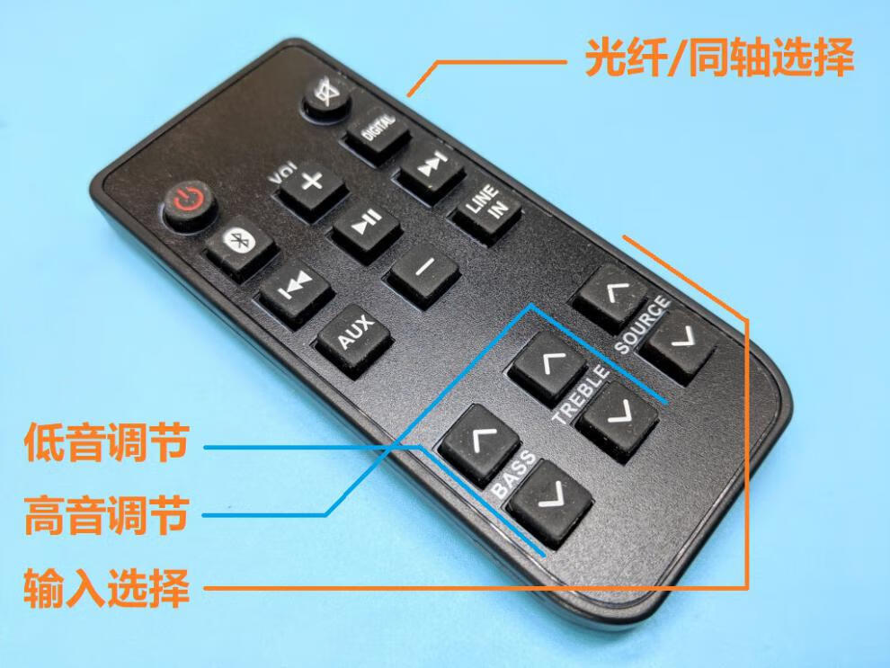 适用于rca数字蓝牙回音壁功放板光纤同轴21重低音响diy主板音箱12v